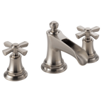 BRIZO ROOK 65361LF Widespread Lavatory Faucet with Channel Spout - Cross Handles 1.5 GPM