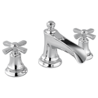 BRIZO ROOK 65361LF Widespread Lavatory Faucet with Channel Spout - Cross Handles 1.5 GPM