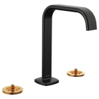 BRIZO ALLARIA 65368LF Widespread Lavatory Faucet with Square Spout - Less Handles