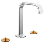 BRIZO ALLARIA 65368LF Widespread Lavatory Faucet with Square Spout - Less Handles