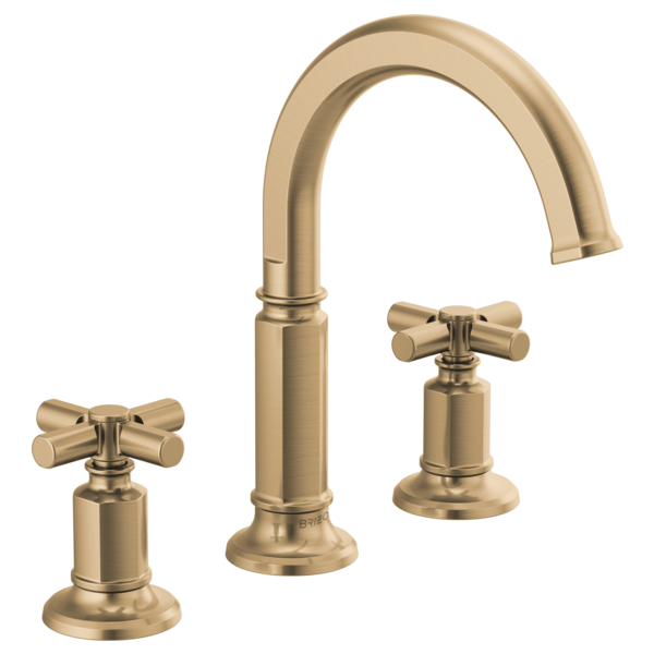 BRIZO INVARI 65376LF Widespread Lavatory Faucet with Arc Spout - Cross Handles 1.2 GPM Secondary image