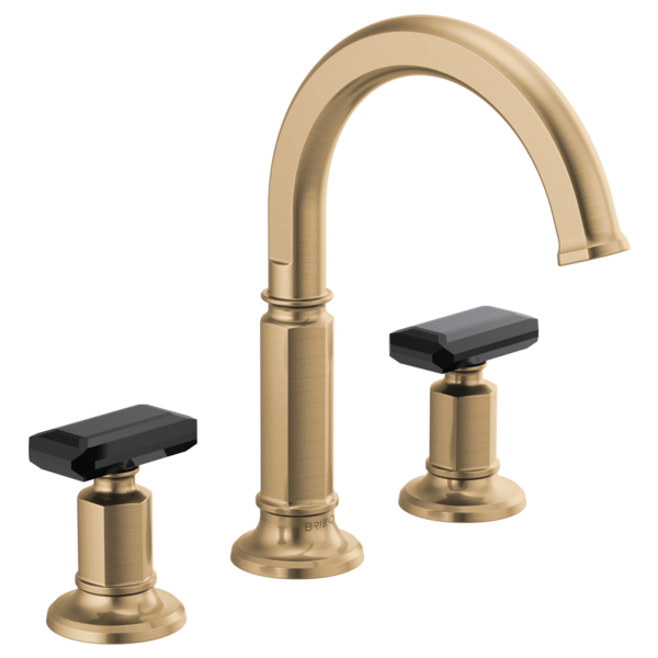 BRIZO INVARI 65376LF Widespread Lavatory Faucet with Arc Spout - Knob Handles 1.5 GPM Secondary image