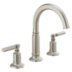 BRIZO INVARI 65376LF Widespread Lavatory Faucet with Arc Spout - Lever Handles 1.2 GPM