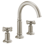 BRIZO INVARI 65376LF Widespread Lavatory Faucet with Arc Spout - Cross Handles 1.2 GPM
