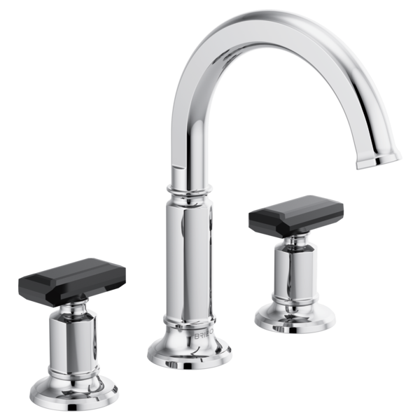 BRIZO INVARI 65376LF Widespread Lavatory Faucet with Arc Spout - Knob Handles 1.2 GPM Main image