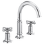 BRIZO INVARI 65376LF Widespread Lavatory Faucet with Arc Spout - Cross Handles 1.2 GPM
