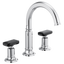 BRIZO INVARI 65376LF Widespread Lavatory Faucet with Arc Spout - Knob Handles 1.5 GPM