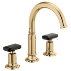 BRIZO INVARI 65376LF Widespread Lavatory Faucet with Arc Spout - Knob Handles 1.2 GPM