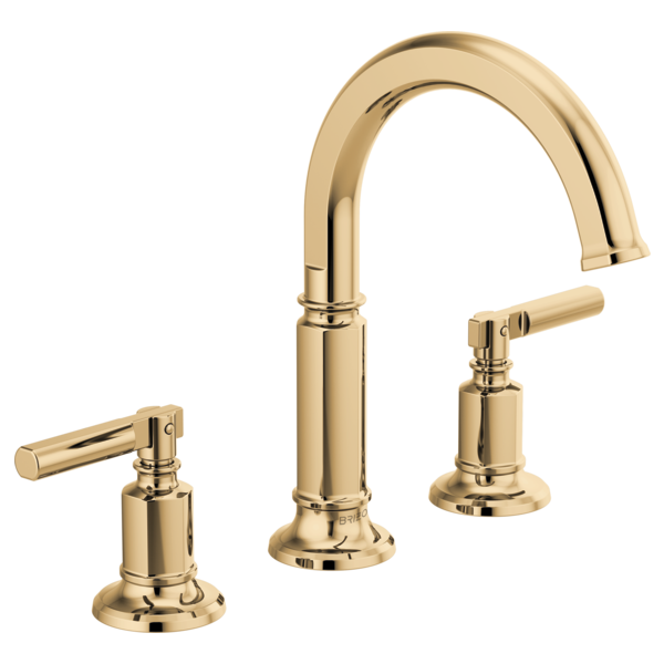 BRIZO INVARI 65376LF Widespread Lavatory Faucet with Arc Spout - Lever Handles 1.5 GPM