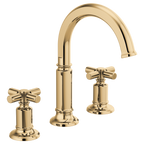 BRIZO INVARI 65376LF Widespread Lavatory Faucet with Arc Spout - Cross Handles 1.5 GPM