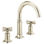 BRIZO INVARI 65376LF Widespread Lavatory Faucet with Arc Spout - Cross Handles 1.2 GPM