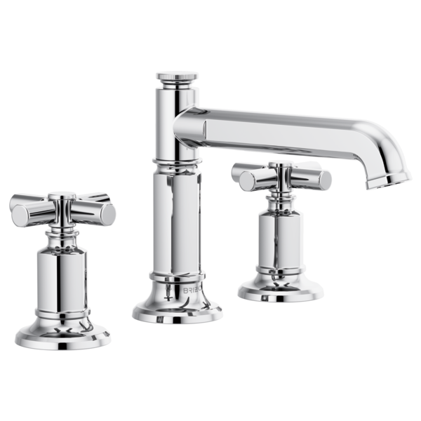 BRIZO INVARI 65377LF Widespread Lavatory Faucet with Column Spout - Cross Handles 1.2 GPM Main image
