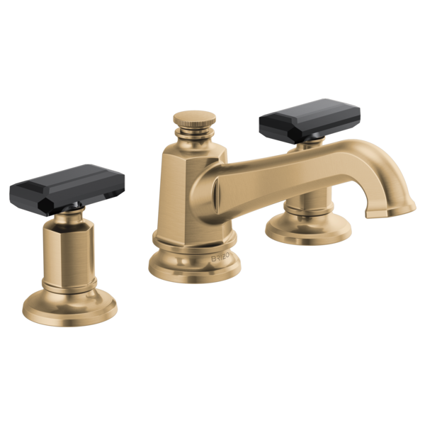 BRIZO INVARI 65378LF Widespread Lavatory Faucet with Angled Spout - Knob Handles 1.2 GPM Secondary image