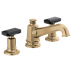 BRIZO 65378LF Widespread Lavatory Faucet with Angled Spout - Knob Handles 1.5 GPM