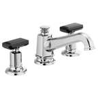 BRIZO INVARI 65378LF Widespread Lavatory Faucet with Angled Spout - Knob Handles 1.2 GPM