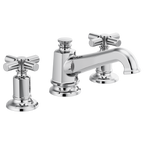 BRIZO INVARI 65378LF Widespread Lavatory Faucet with Angled Spout - Cross Handles 1.2 GPM