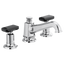 BRIZO 65378LF Widespread Lavatory Faucet with Angled Spout - Knob Handles 1.5 GPM