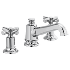 BRIZO 65378LF Widespread Lavatory Faucet with Angled Spout - Cross Handles 1.5 GPM