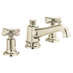BRIZO 65378LF Widespread Lavatory Faucet with Angled Spout - Cross Handles 1.5 GPM