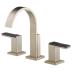 BRIZO 65380LF Widespread Lavatory Faucet - Gray Glass Lever Handles 1.5 GPM