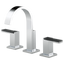 BRIZO SIDERNA 65380LF Widespread Lavatory Faucet - Glass Lever Handles 1.2 GPM