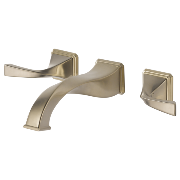 BRIZO VIRAGE 65830LF Two-Handle Wall Mount Lavatory Faucet 1.5 GPM Secondary image