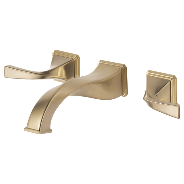BRIZO 65830LF Two-Handle Wall Mount Lavatory Faucet 1.2 GPM Secondary image
