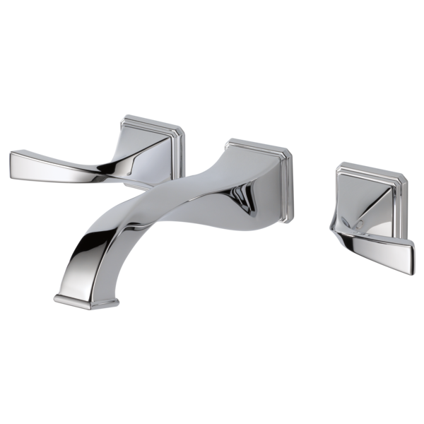 BRIZO VIRAGE 65830LF Two-Handle Wall Mount Lavatory Faucet 1.5 GPM Main image