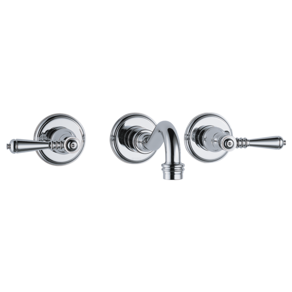 BRIZO 65836LF Two-Handle Wall Mount Lavatory Faucet with Lever Handles 1.2 GPM Main image