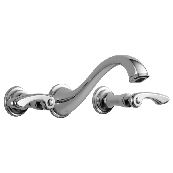 BRIZO 65885LF Two-Handle Wall Mount Lavatory Faucet - Lever Handles 1.5 GPM Secondary image