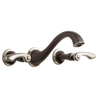 BRIZO CHARLOTTE 65885LF Two-Handle Wall Mount Lavatory Faucet - Lever Handles 1.2 GPM