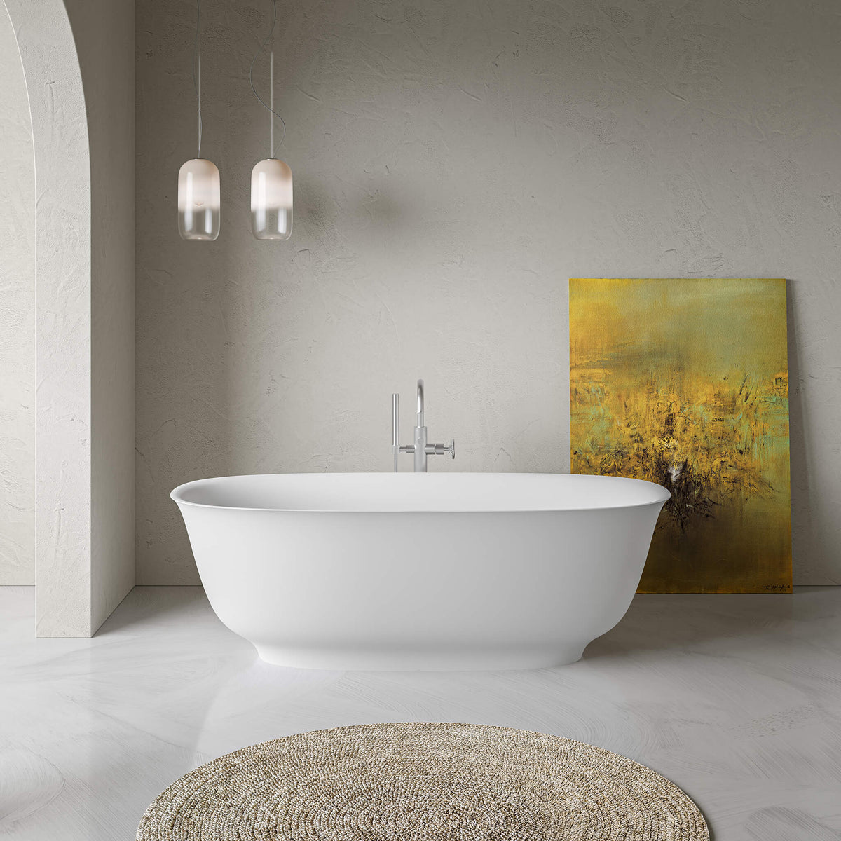 STONETOUCH 66001 Termoli Free Standing Bathtub Main image