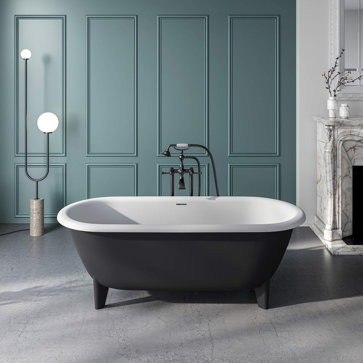 STONETOUCH 66002 Elton Free Standing Bathtub