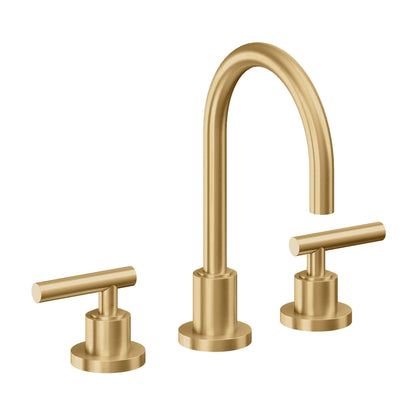 California Faucets 6602Tiburon  8" Widespread Lavatory Faucet with ZeroDrain