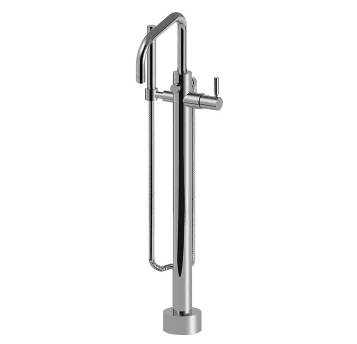 CABANO 66313 Floor mount tub filler with hand spray Main image