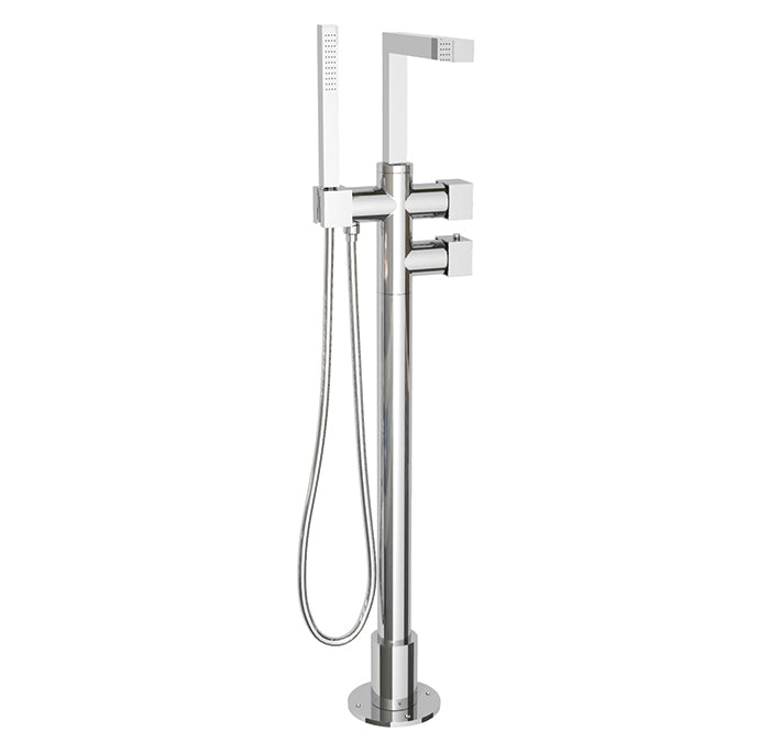 CABANO 68311 Thermostatic floor mount tub filler with hand spray