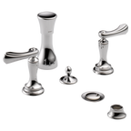 BRIZO 68485 4-Hole Mount Bidet Faucet with Vacuum Breaker - Lever Handle Kit