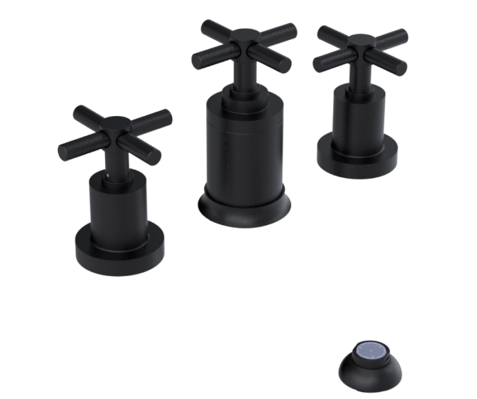 RUBINET 6CGNC Genesis Bidet Fitting with Spray, Diverter, and Vacum Breaker (Less Drain) Secondary image