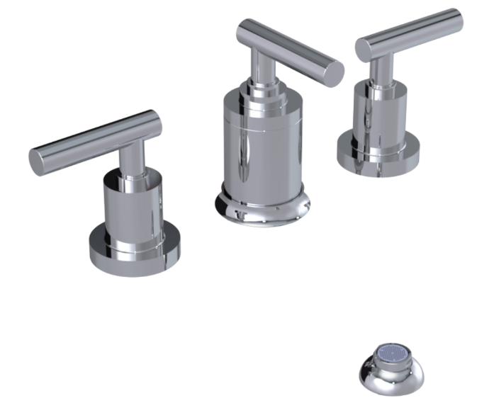RUBINET 6CGNL Genesis Bidet Fitting with Spray, Diverter, and Vacum Breaker (Less Drain) Main image
