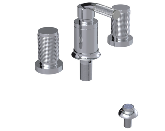 RUBINET 6CHOR H2O Bidet Fitting with Spray, Diverter, and Vacum Breaker (Less Drain)