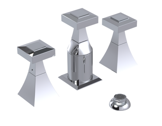 RUBINET 6CICQ Ice Bidet Fitting with Spray, Diverter, and Vacum Breaker (Less Drain)