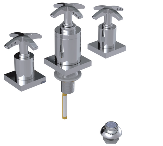 RUBINET 6CLAC LaSalle Bidet Fitting with Spray, Diverter, and Vacum Breaker (Less Drain)