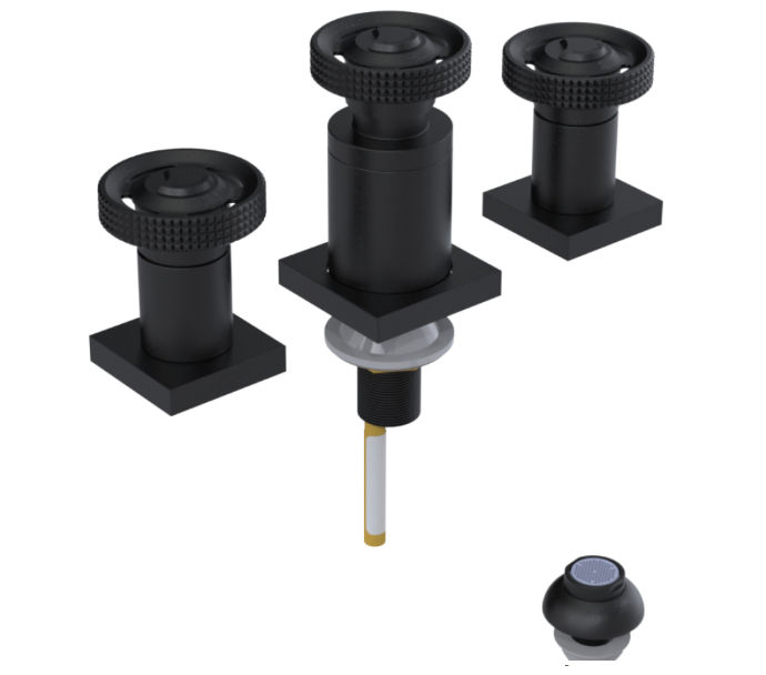 RUBINET 6CLAR LaSalle Bidet Fitting with Spray, Diverter, and Vacum Breaker (Less Drain) Secondary image