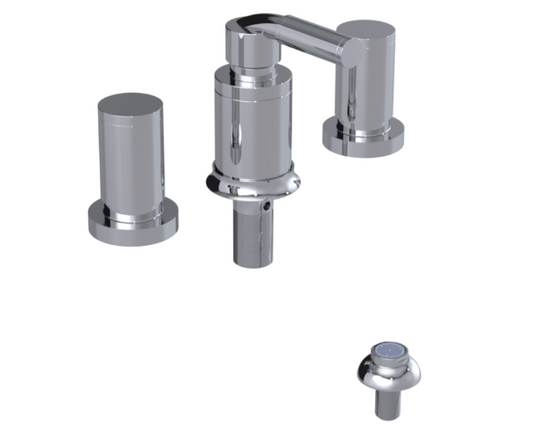 RUBINET 6CNVR Nouveau Bidet Fitting with Spray, Diverter, and Vacum Breaker (Less Drain)