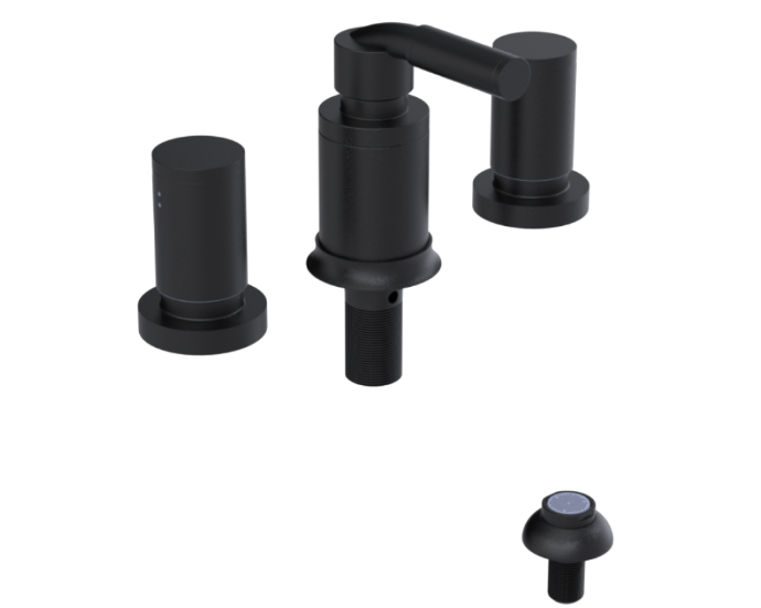 RUBINET 6CNVR Nouveau Bidet Fitting with Spray, Diverter, and Vacum Breaker (Less Drain) Secondary image