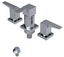 RUBINET 6CRSL Seven Bidet Fitting with Spray, Diverter, and Vacum Breaker (Less Drain)