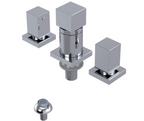 RUBINET 6CRSQ Seven Bidet Fitting with Spray, Diverter, and Vacum Breaker (Less Drain)