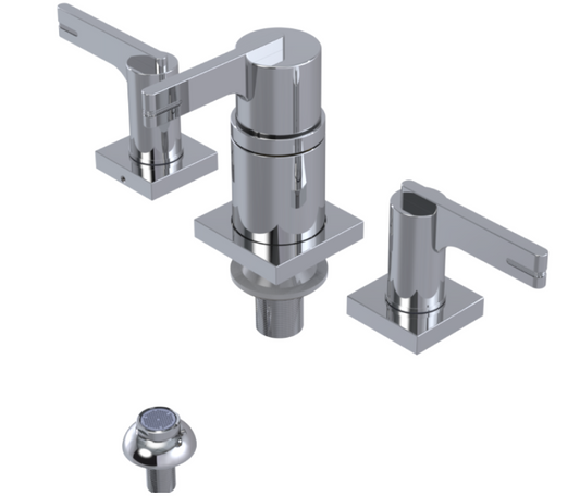 RUBINET 6CRTL R10 Bidet Fitting with Spray, Diverter, and Vacum Breaker (Less Drain)