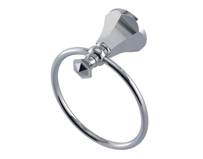 RUBINET 7DHX0 Hexis Towel Ring Main image