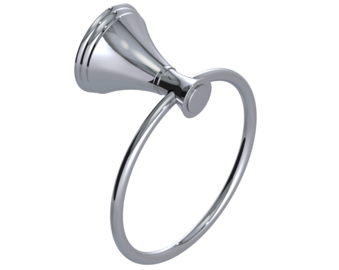 RUBINET 7DJS0 Jasmin Towel Ring Main image